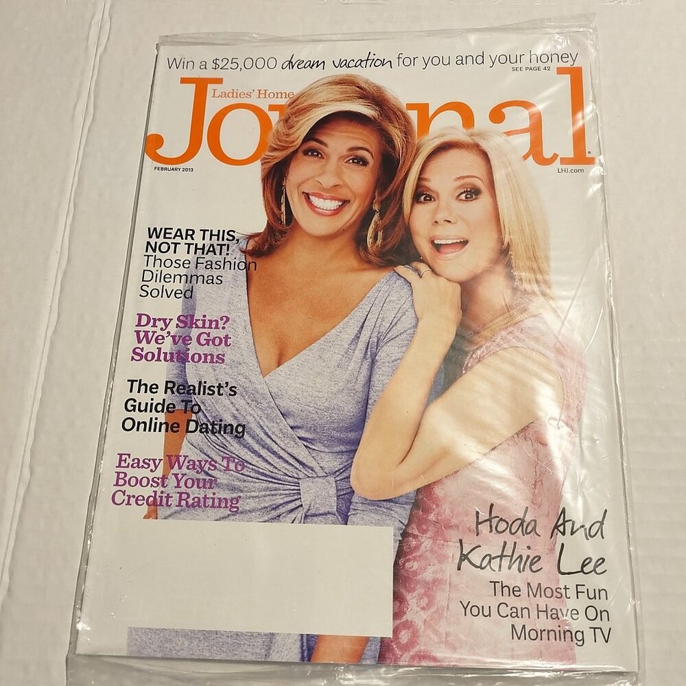 Ladies Home Journal February 2013 Magazine Featuring Hoda & Kathie Lee